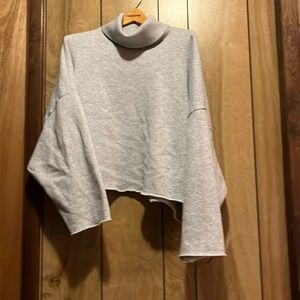 American Eagle fleece crop sweatshirt xxl
